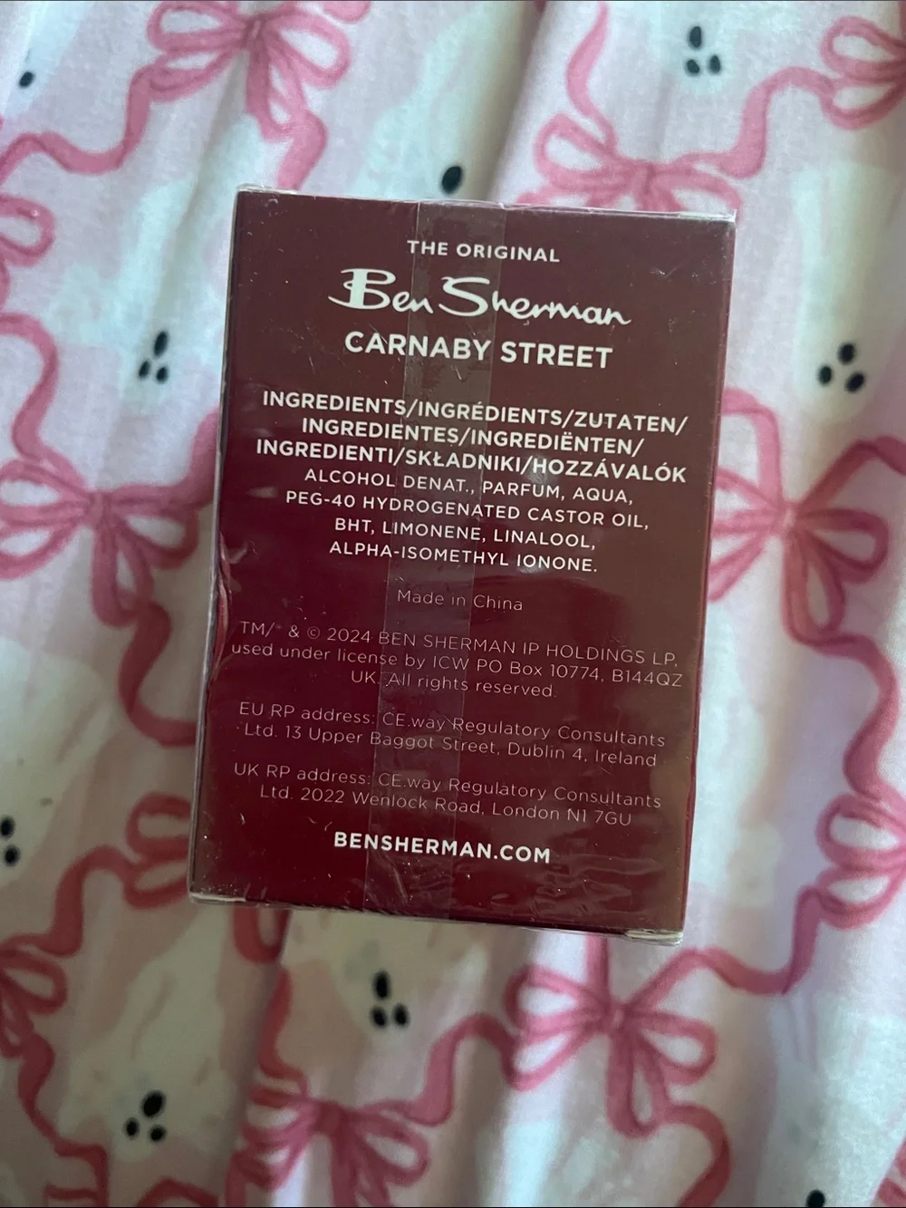 The original Ben Sherman carnaby street